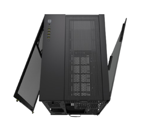 CORSAIR 6500X Mid-Tower Dual Chamber ケース CORSAIR 6500X Mid-Tower ATX Dual Chamber PC Case – Panoramic